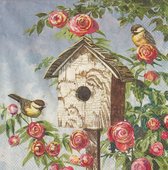 IHR - Servetten Lovely Birdhouse 33 x 33 cm