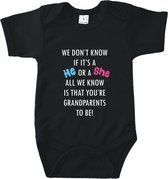 Babyrompertje We don't know if it's a he or a she. All we know is that you're grandparents to be!