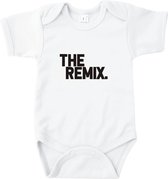 Romper The remix - Wit - Maat 50/56 - rompertjes baby - rompertjes baby met tekst - rompers - rompertje - rompertjes