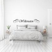 Muursticker Welterusten Sier - Oranje - 120 x 16 cm - slaapkamer nederlandse teksten