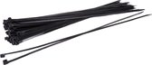 Serre-câble noir 300 mm x 4,8 mm 1x100 pièces + broche Shortpack (099.1255)
