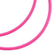 Wikkel- enkelbandje- Midden roze- Suede-Dames- Tieners- Zomer- 24 cm