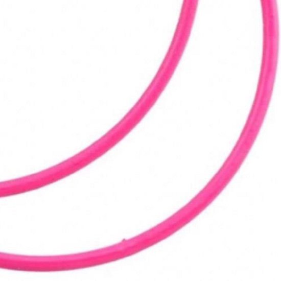 Wikkel- enkelbandje- Midden roze- Suede-Dames- Tieners- Zomer- 24 cm