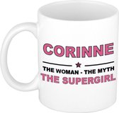 Corinne The woman, The myth the supergirl cadeau koffie mok / thee beker 300 ml