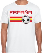 Espana / Spanje voetbal / landen t-shirt wit heren XL