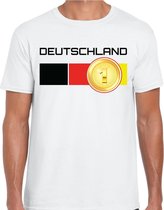 Deutschland / Duitsland landen t-shirt wit heren S