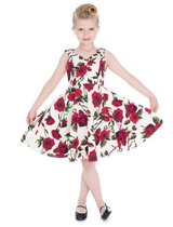 Ditsy Rose Kids Dress Feestjurk Meisje - Meisjes Jurken - Baby Jurk - Baby Kleding Meisjes