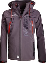 Geographical Norway Softshell Jas Heren Grijs Techno - XL
