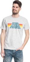 Star Wars Heren Tshirt -L- Vintage 77 Grijs