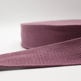 10 Meter KATOEN TASSENBAND, Breedte 30mm, Kleur AUBERGINE 55