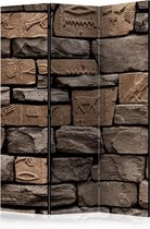 Kamerscherm - Scheidingswand - Vouwscherm - Egyptian Stone [Room Dividers] 135x172 - Artgeist Vouwscherm