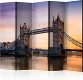 Kamerscherm - Scheidingswand - Vouwscherm - Bridge at Sunset II [Room Dividers] 225x172 - Artgeist Vouwscherm