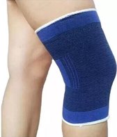 LOUZIR  Kniebrace - Zeer Effectief - Unisex - Brace Knie - Knee Support - Brace Voor Knie - Knie Compressie - Knee Support Sleeve - Knie Bescherming - Massage Band - Support Sleeve - Compressie Knie - Goed tegen knieklachten - One Size - Blauw