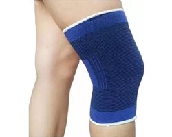 LOUZIR Kniebrace - Unisex - Brace Knie - Knee Support - Kniebandage - Brace Voor Knie - Knee Support Sleeve - Support Sleeve - One Size - Blauw