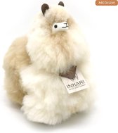 Alpaca Knuffel - Sahara - Alpacawol - Medium - 32 cm - Handgemaakt, Natuurlijk & Fairtrade - Allergie-vrij