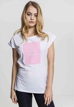 Urban Classics Dames Tshirt -XL- Badass Princess Wit