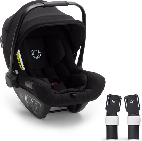 Product: Bugaboo Turtle Air by Nuna Comfort Autostoel voor Pasgeborenen en Baby s met Bugaboo Fox Kinderwagen Adapters en Grote Zonnekap Lichtgewicht Veilig - Zwart, van het merk Bugaboo