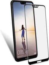 Huawei - P20 Lite - Full Cover - Screenprotector - Zwart - Inclusief 1 extra screenprotector