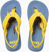 Reef Slippers Jonas Claesson Lil Ahi Surfing Sloth Blauw Maat:28/29 (US 11/12)
