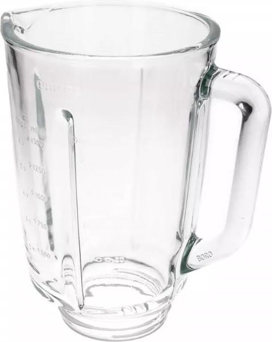 Philips losse glazen blenderkan blenderbeker blenderglas glas 1.5ltr voor  oa. HR2093,... | bol.com