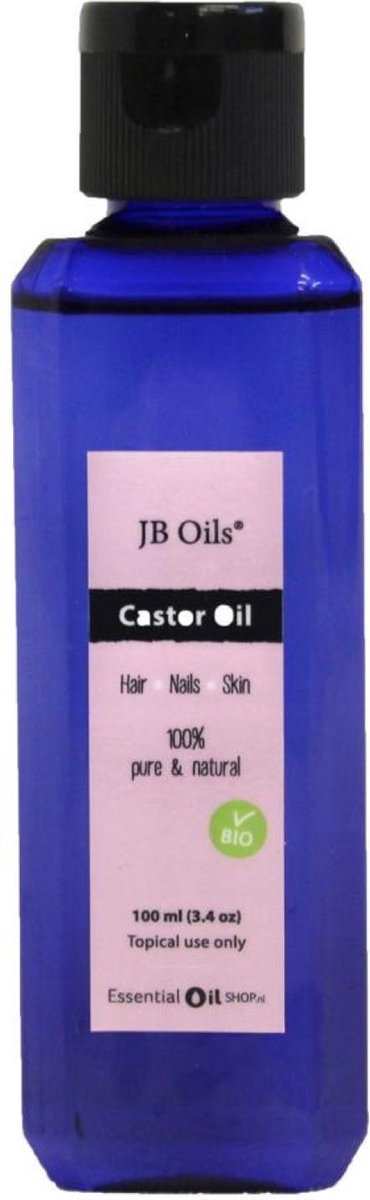 JB Oils® Castor Olie – Castor Oil – Wonderolie – Rinicus olie - wimperserum - haarolie - 100 ml