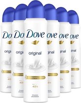 Dove Original Anti-transpirant - Deodorant Spray - 6x 150ml c