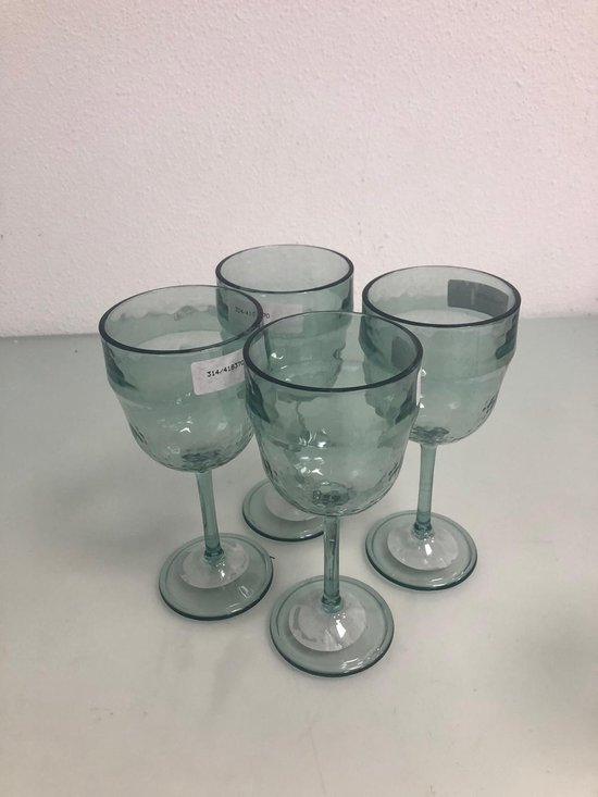 4 mooie drank glazen. Plastic | bol.com