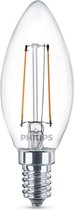 Philips Led Lamp E14 2W 250lm Kaars Filament