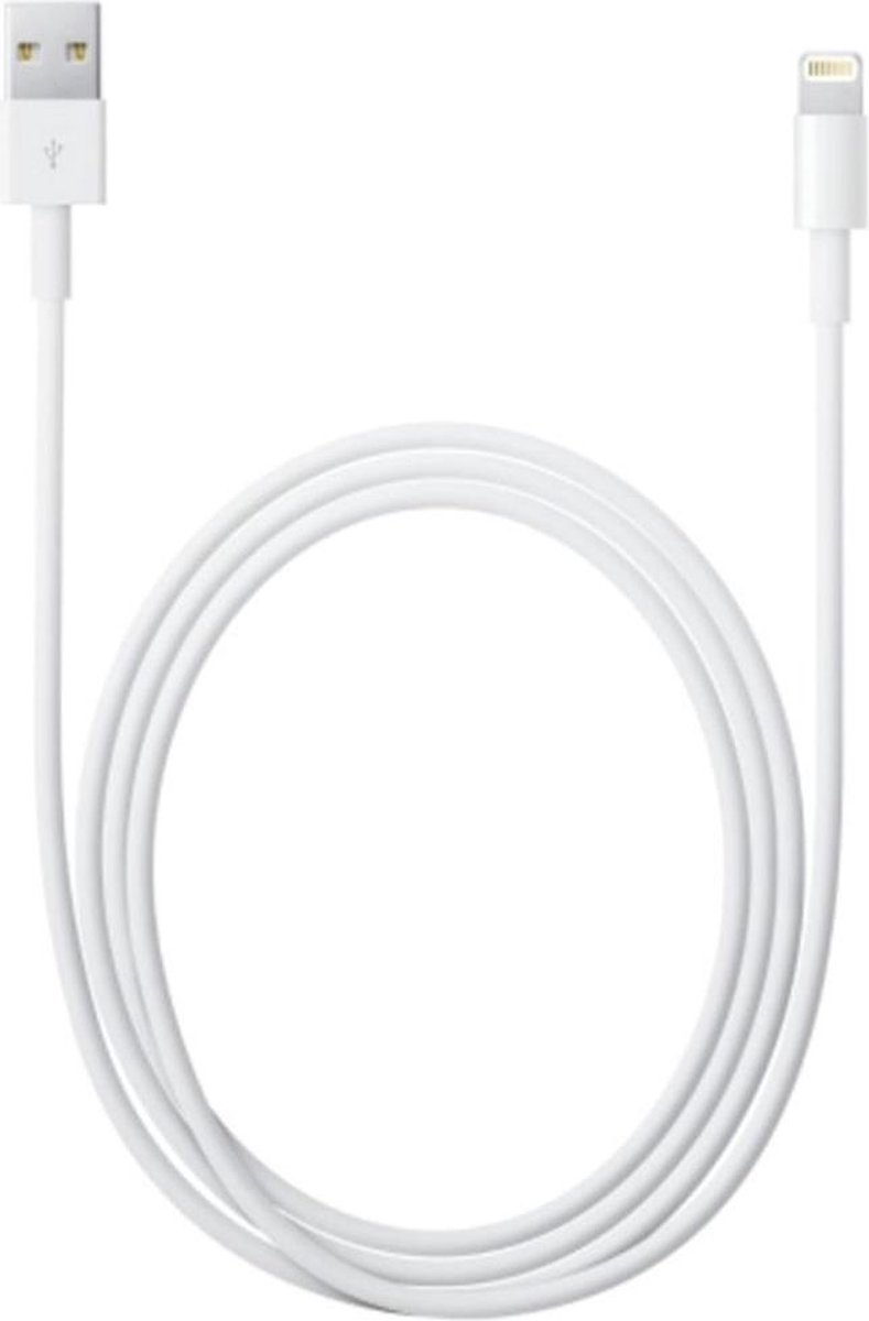 landinwaarts Geschatte Extreem Apple USB kabel naar lightning - 2m | bol.com