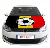 Belgische motorkap hoes met voetbal
