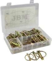 JBM Tools | Set van 50 pinnen met ring assortimentendoos