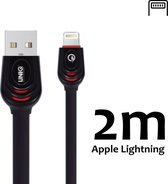 UNIQ Accessory Lightning USB Kabel Fast charging data transfer 2M - Zwart