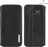 Pierre Cardin Zwart hoesje Galaxy S6 Edge - Book Case - Pasjeshouder - Magneetsluiting