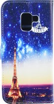 Print hoesje Samsung Galaxy A8(2018) - Book Case - Pasjeshouder - Magneetsluiting (A530F)