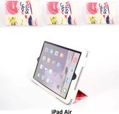 Apple iPad Air Print Smart Case - Book Case Tablethoes- 8719273113264