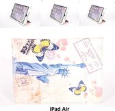 Apple iPad Air Print Smart Case - Book Case Tablethoes- 8719273113295