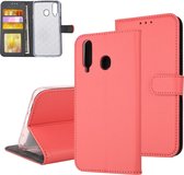Rood hoesje Samsung Galaxy A8s Book Case - Pasjeshouder - Magneetsluiting
