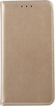Goud hoesje voor Samsung Galaxy J6 (2017) Book Case - Pasjeshouder - Magneetsluiting (J600F)