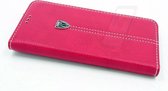 Roze hoesje voor de Galaxy S6 - Book Case -Pasjeshouder- Magneetsluiting (G920F)