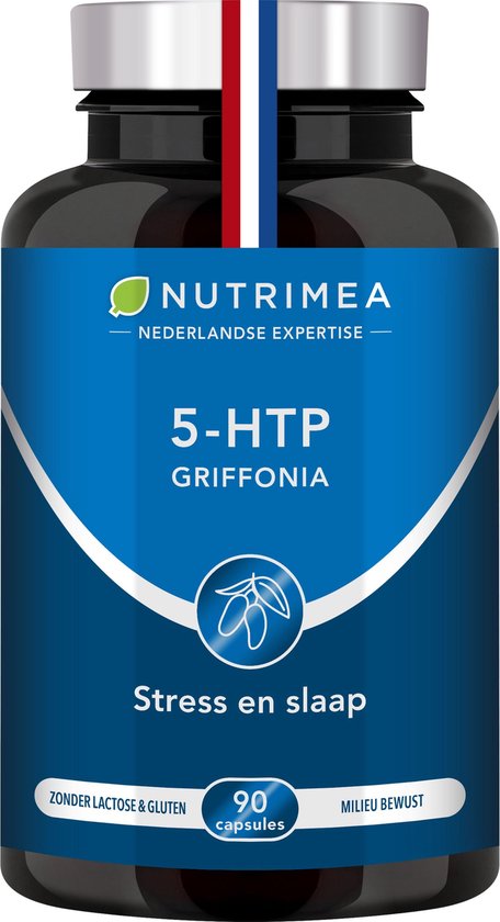 5-HTP - 300mg - Griffonia - goede nachtrust - NUTRIMEA - 90 vegicaps