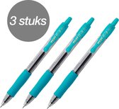 Pilot G-2 – Gel Ink Turquoise Rollerball pen 3 stuks – Medium Tip