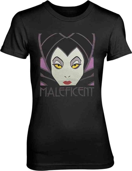 Disney Maleficent Dames Tshirt -S- Zwart