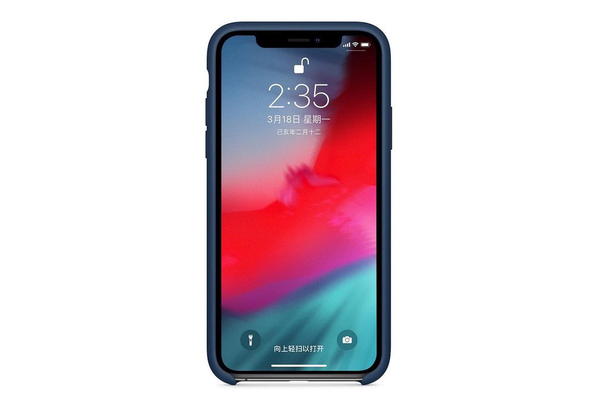 Backcover hoesje voor Apple iPhone X- Apple iPhone Xs - Blauw- 8719273292617