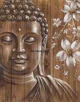 Diamond Painting 30x40 cm - Bruine buddha