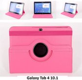 Samsung Galaxy Tab 4 10.1 Draaibare tablethoes Roze voor bescherming van tablet- 8719273106853