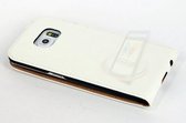 Wit hoesje Galaxy S6 Edge Book Case - Pasjeshouder - Magneetsluiting (G925)