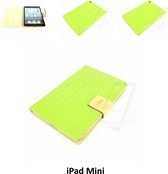 Apple iPad Mini 2-3 Groen Smart Case - Book Case Tablethoes- 8719273000656