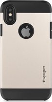 Backcover hoesje voor Apple iPhone X- Apple iPhone Xs - Goud- 8719273278048