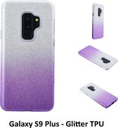 Kleurovergang Paars Glitter TPU Achterkant voor Samsung Galaxy S9 Plus (G965)