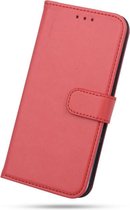 LG Q6 Book Case hoesje - Rood - Pasjeshouder - Magneetsluiting